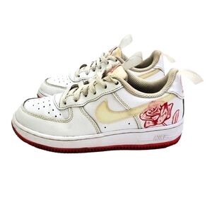 Nike Air Force 1 Bodega Sneakers CN8540-100 Size 13.5C Shoes White Red
